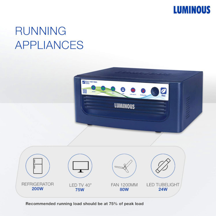 Інвертор LUMINOUS Eco Volt Neo 1050