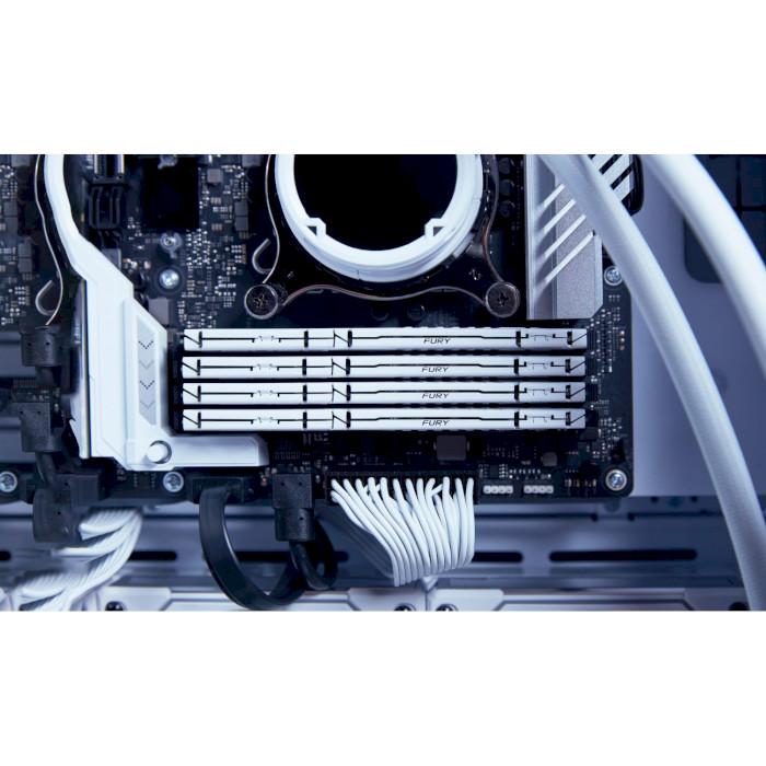 Модуль пам'яті KINGSTON FURY Beast EXPO White DDR5 5600MHz 32GB Kit 2x16GB (KF556C36BWEK2-32)