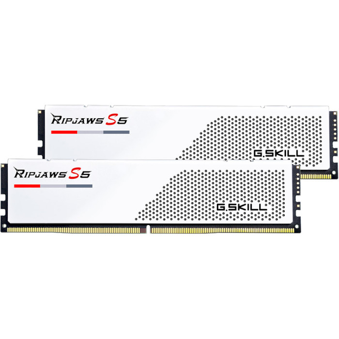 Модуль пам'яті G.SKILL Ripjaws S5 Matte White DDR5 5600MHz 64GB Kit 2x32GB (F5-5600J3636D32GX2-RS5W)
