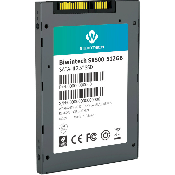 SSD диск BIWINTECH SX500 512GB 2.5" SATA