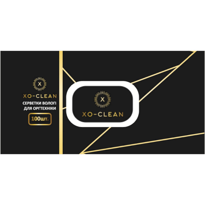 Серветки вологі чистячі XO XO-Clean 100шт