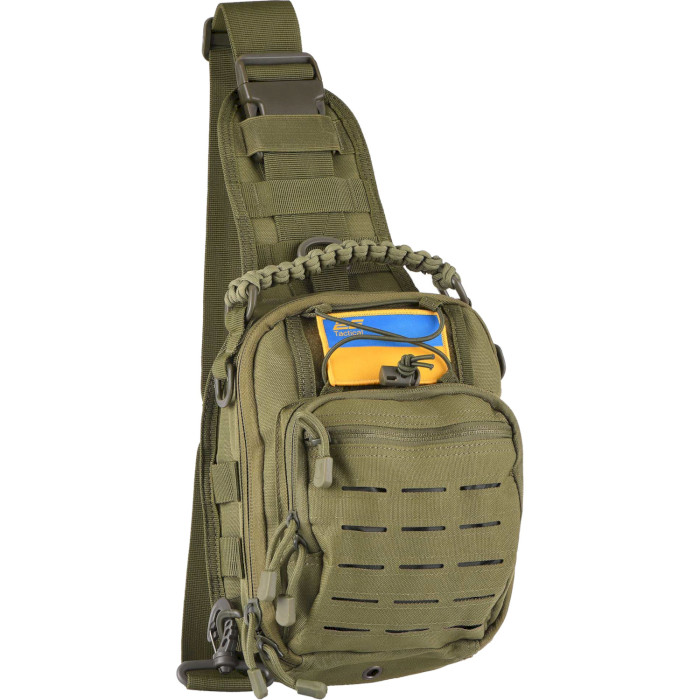 Тактичний рюкзак-слінг 2E 2E-MILSLIBAG-Y09L-OG
