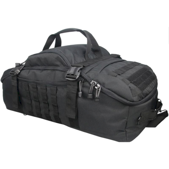Тактическая сумка-рюкзак 2E Tactical L Black (2E-MILDUFBKP-L-BK)