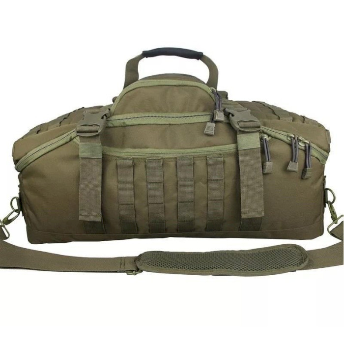Тактическая сумка-рюкзак 2E Tactical L Olive Green (2E-MILDUFBKP-L-OG)