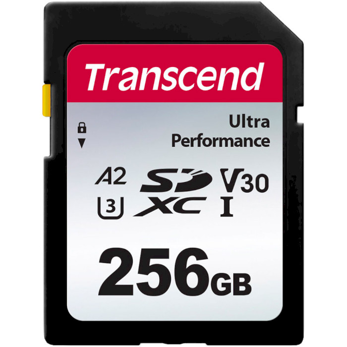 Карта памяти TRANSCEND SDXC 340S 256GB UHS-I U3 V30 A2 (TS256GSDC340S)