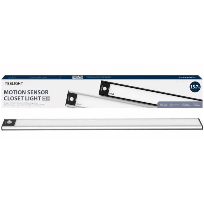 Світильник YEELIGHT Motion Sensor Closet Light A40 Silver 2.4W 2700K (YLCG004-S)