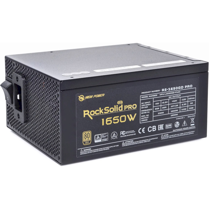 Блок питания 1650W HIGH POWER Rock Solid GD Pro (RS-1650GD PRO)
