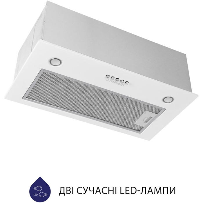 Витяжка MINOLA HBI 5227 WH 700 LED