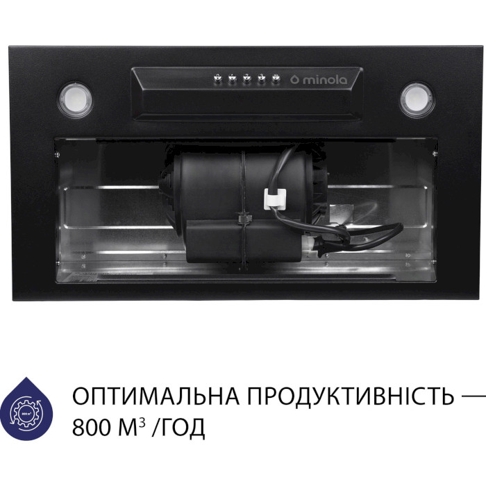 Витяжка MINOLA HBI 5324 BL 800 LED