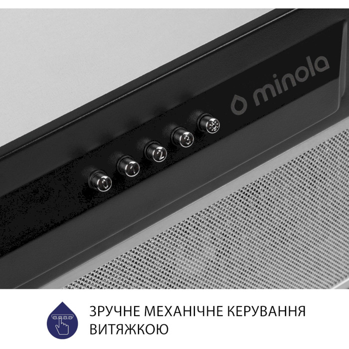 Витяжка MINOLA HBI 5324 BL 800 LED