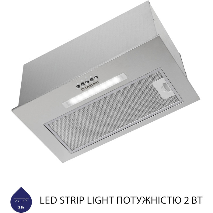 Витяжка MINOLA HBI 5623 I 1000 LED