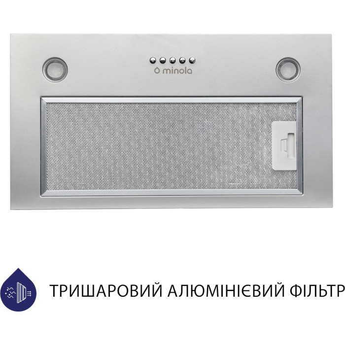 Витяжка MINOLA HBI 5627 GR 1000 LED