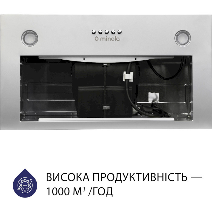 Витяжка MINOLA HBI 5627 GR 1000 LED