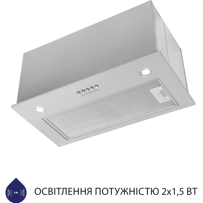 Витяжка MINOLA HBI 5627 GR 1000 LED