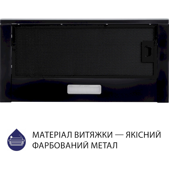 Витяжка MINOLA HTLS 6634 BLF 1000 LED Glass