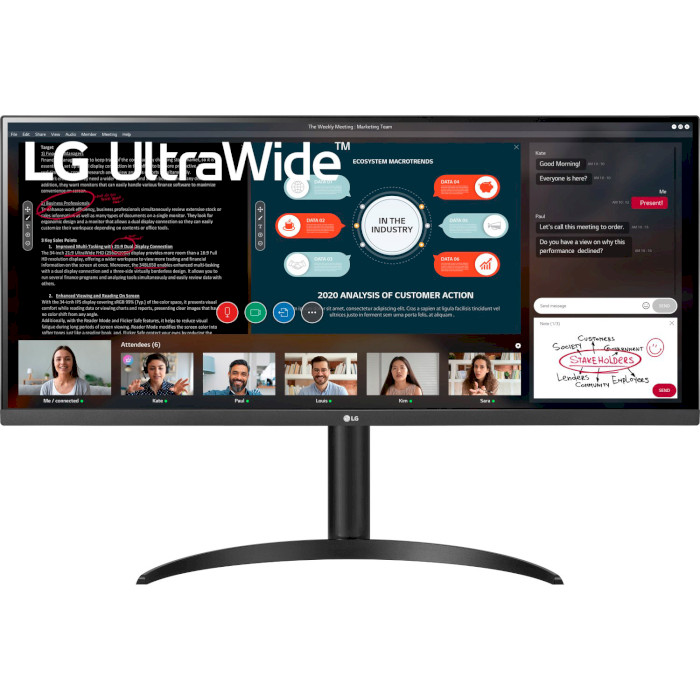 Монітор LG UltraWide 34WP550-B
