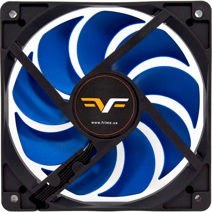 Вентилятор FRIME 120x25 Black/Blue HB PWM (FBF120HB20PWM)