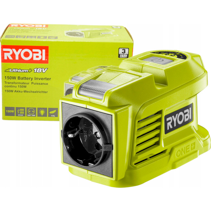 Акумуляторний інвертор напруги RYOBI One+ RY18BI150A-0 (5133004895)