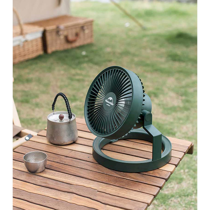 Вентилятор аккумуляторный NATUREHIKE Outdoor Fan Lamp Green (NH21ZM003-GR)