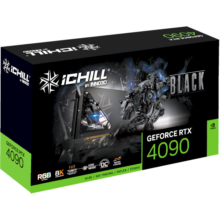 Відеокарта INNO3D Geforce RTX 4090 iChill Black (C4090B-246XX-18330005)