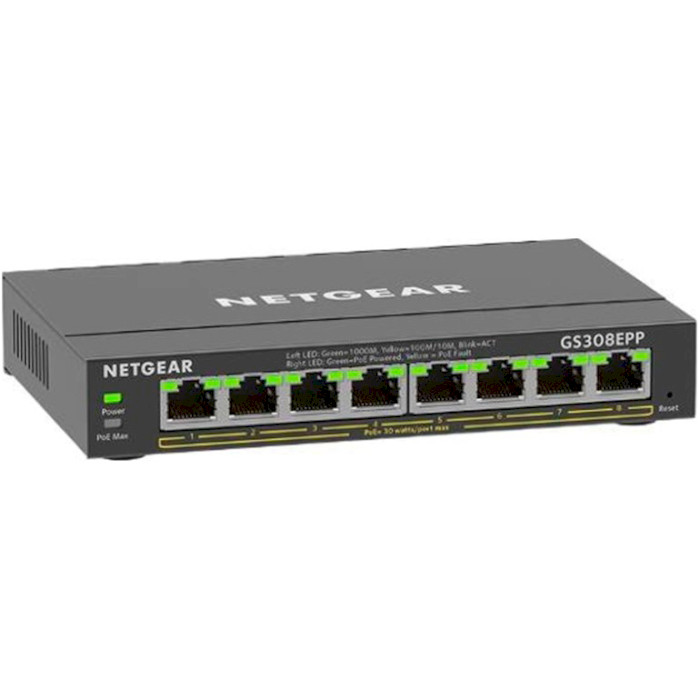 Комутатор NETGEAR GS308EPP (GS308EPP-100PES)