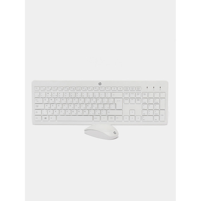 Комплект беспроводной HP 230 Wireless Keyboard and Mouse Combo White (3L1F0AA)