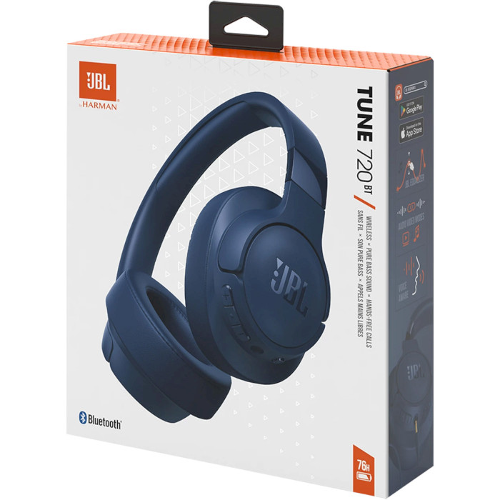 Навушники JBL Tune 720BT Blue (JBLT720BTBLU)