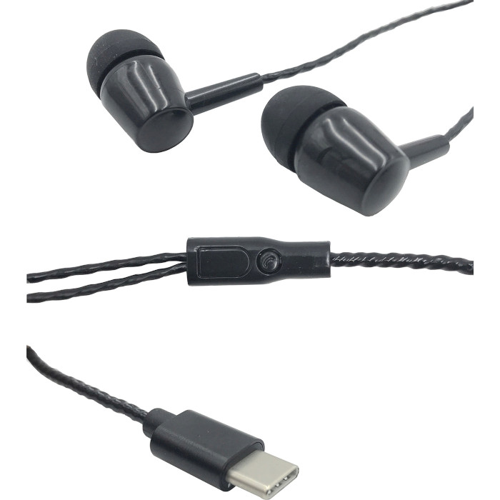 Наушники MEDIA-TECH MagicSound MT3600 USB-C Black (MT3600K)