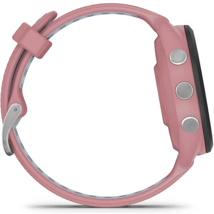 Смарт-годинник GARMIN Forerunner 265S Black with Light Pink/Whitestone Silicone Band (010-02810-15/55)