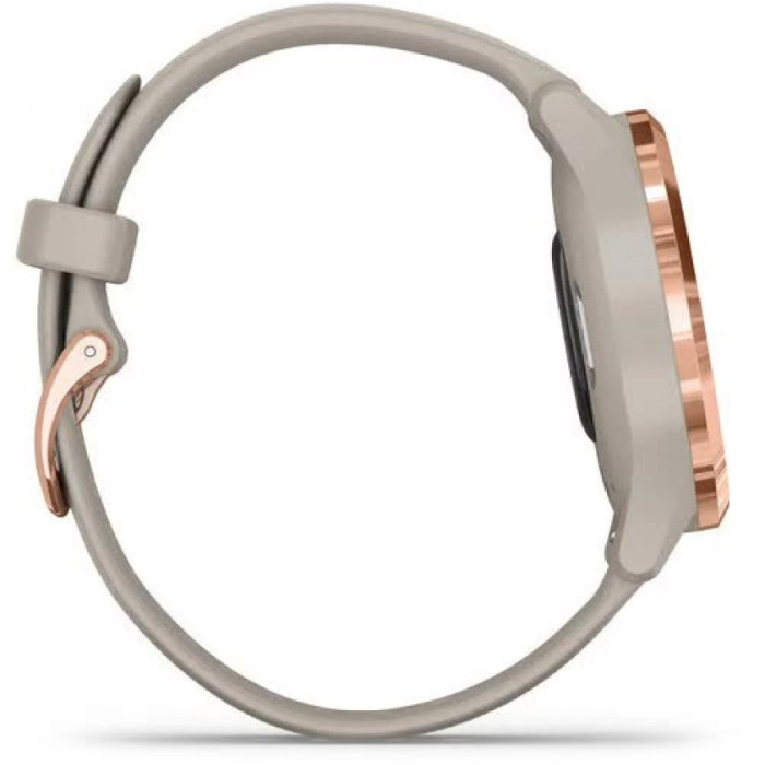 Смарт-часы GARMIN Vivomove 3S Rose Gold Stainless Steel Bezel with Light Sand Case and Silicone Band (010-02238-02)