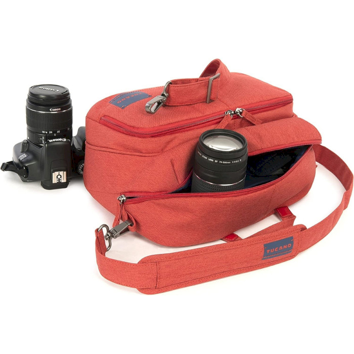 Сумка для фото-відеотехніки TUCANO Contatto Digital Bag Large Red (CBC-L-R)