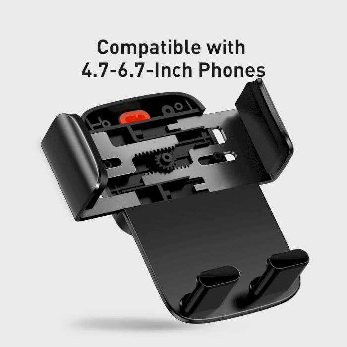 Автотримач для смартфона BASEUS Easy Control Pro Clamp Car Mount Holder Black (SUYK010112)