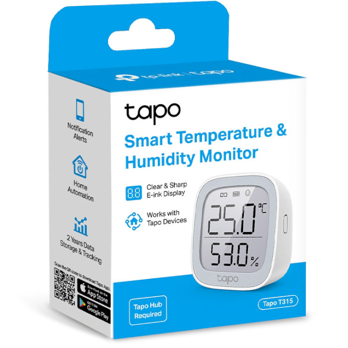 Датчик температуры и влажности TP-LINK TAPO T315