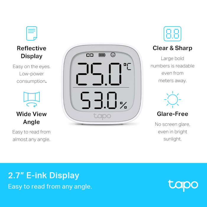 Датчик температури та вологості TP-LINK TAPO T315