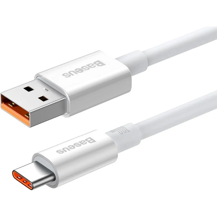 Кабель BASEUS Superior Series Fast Charging Data Cable USB to Type-C 100W 2м White (CAYS001402)