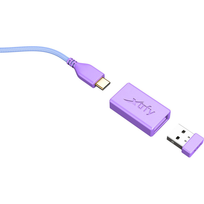 Миша ігрова XTRFY M8 Wireless Frosty Purple (M8W-RGB-PURPLE)