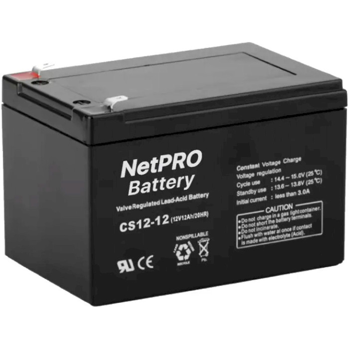Акумуляторна батарея EVEREXCEED NetPRO CS12-12 (12В, 12Агод)