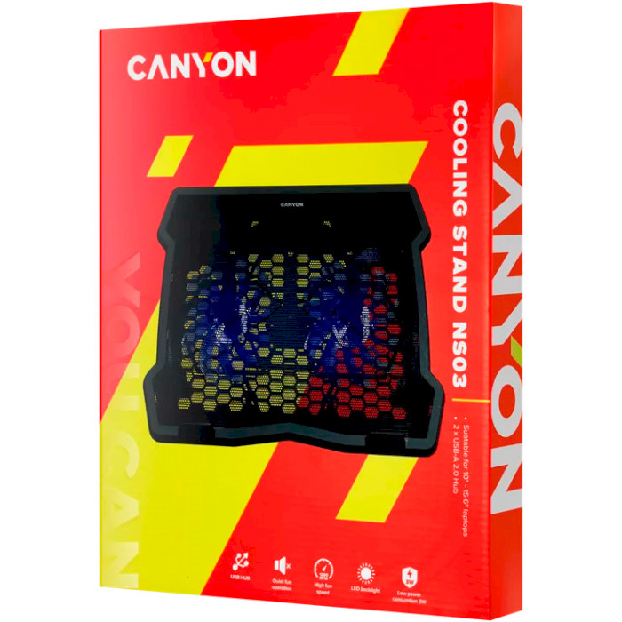 Підставка для ноутбука CANYON NS03 Black