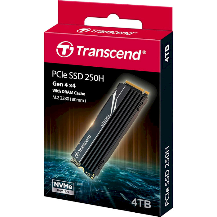 SSD диск TRANSCEND MTE250H 4TB M.2 NVMe (TS4TMTE250H)