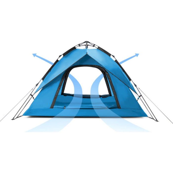 Палатка 4-местная NATUREHIKE Automatic Blue (NH21ZP008-4)