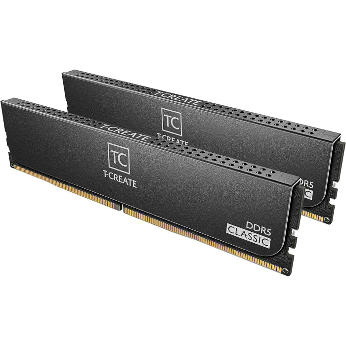 Модуль пам'яті TEAM T-Create Classic Black DDR5 5600MHz 32GB Kit 2x16GB (CTCCD532G5600HC46DC01)
