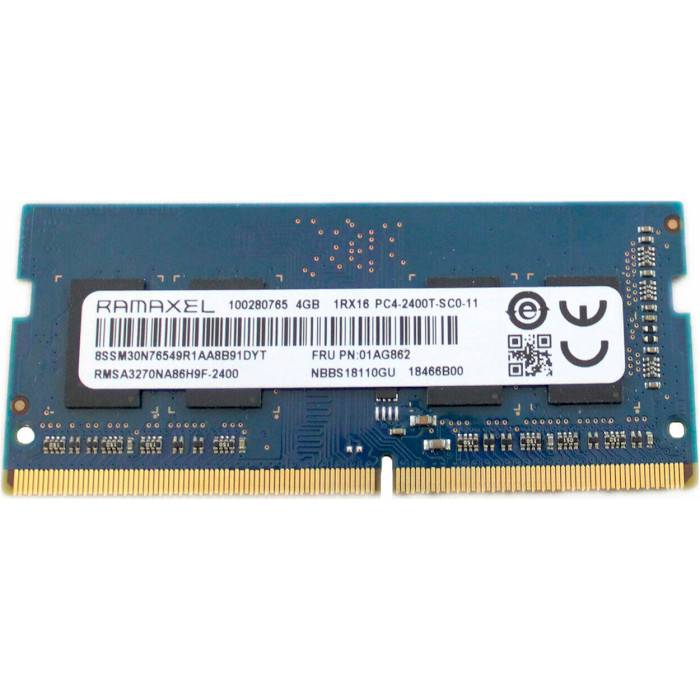 Модуль пам'яті RAMAXEL SO-DIMM DDR4 2400MHz 4GB (RMSA3270NA86H9F-2400)
