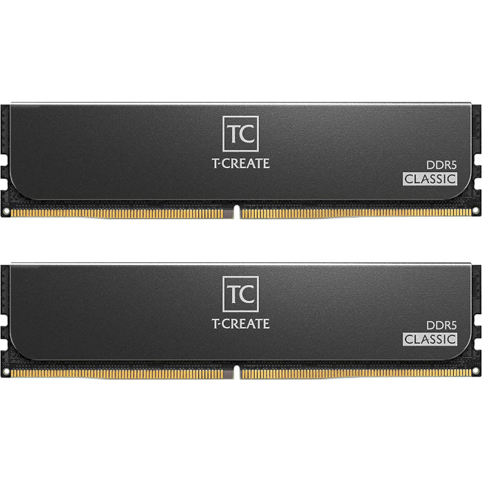 Модуль памяти TEAM T-Create Classic Black DDR5 5600MHz 64GB Kit 2x32GB (CTCCD564G5600HC46DC01)