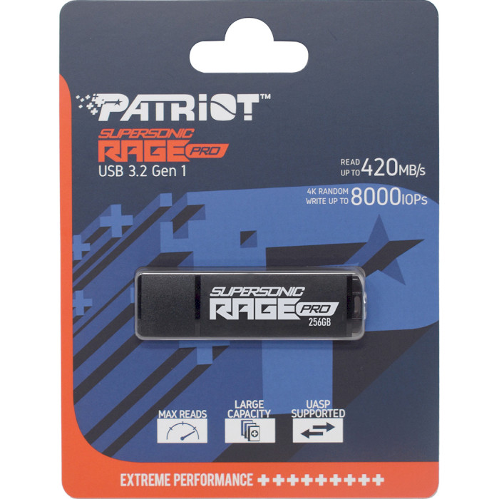 Флешка PATRIOT Supersonic Rage Pro 256GB (PEF256GRGPB32U)