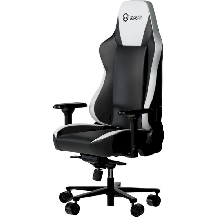 Крісло геймерське LORGAR Base 311 Black/White (LRG-CHR311BW)