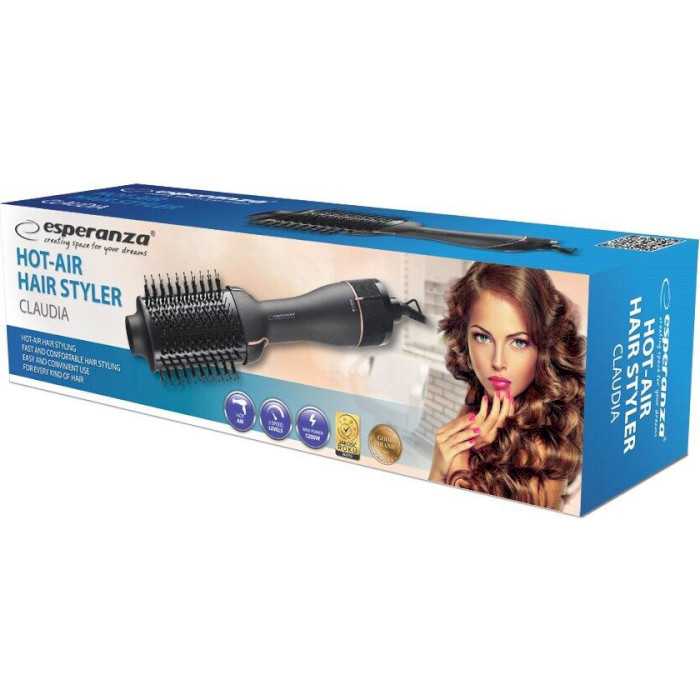 Фен-щітка ESPERANZA EBL015 Hot-Air Hair Styler Claudia