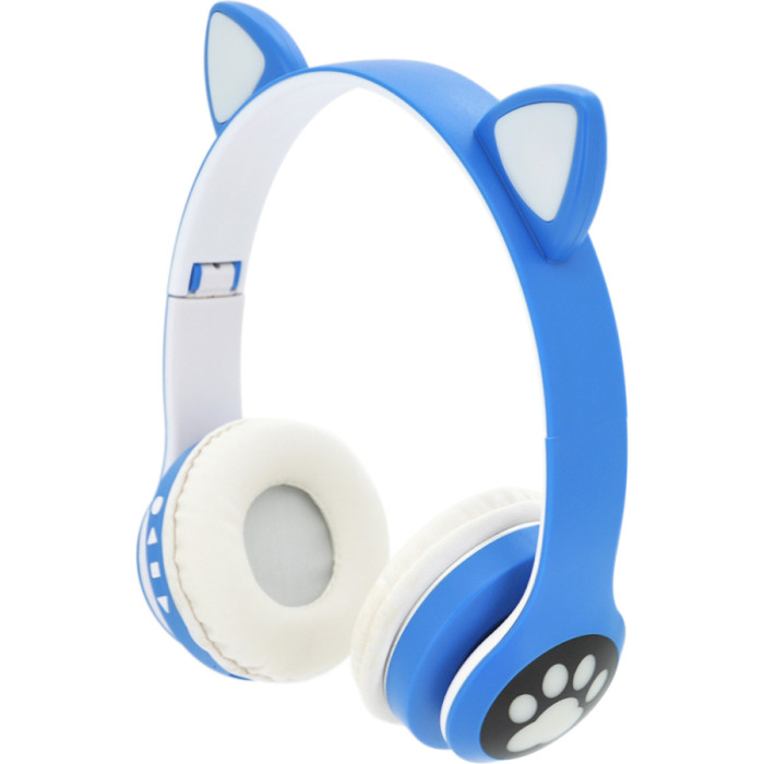 Навушники VOLTRONIC Cat Ear YR-28 LED Blue