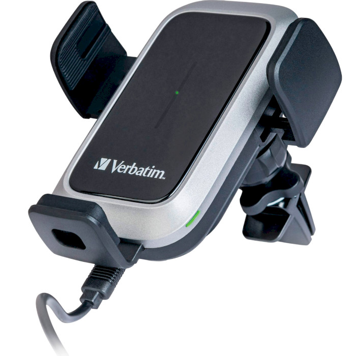 Автотримач для смартфона з бездротовою зарядкою VERBATIM FWC-03 Qi Fast Pro