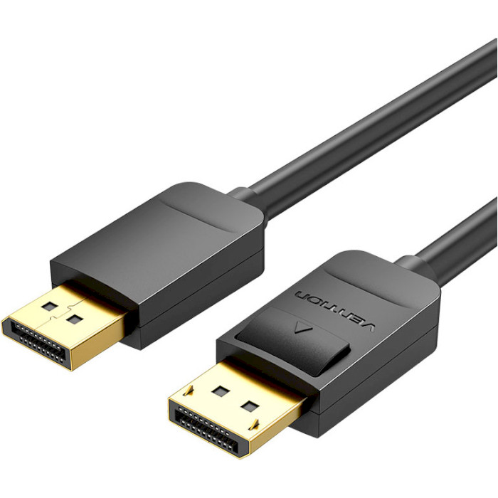 Кабель VENTION DP 1.2 HD Cable DisplayPort 1.5м Black (HACBG)