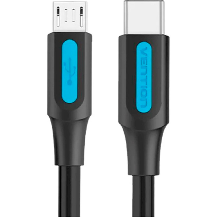 Кабель VENTION USB-CM to Micro-BM 2м Black (COVBH)